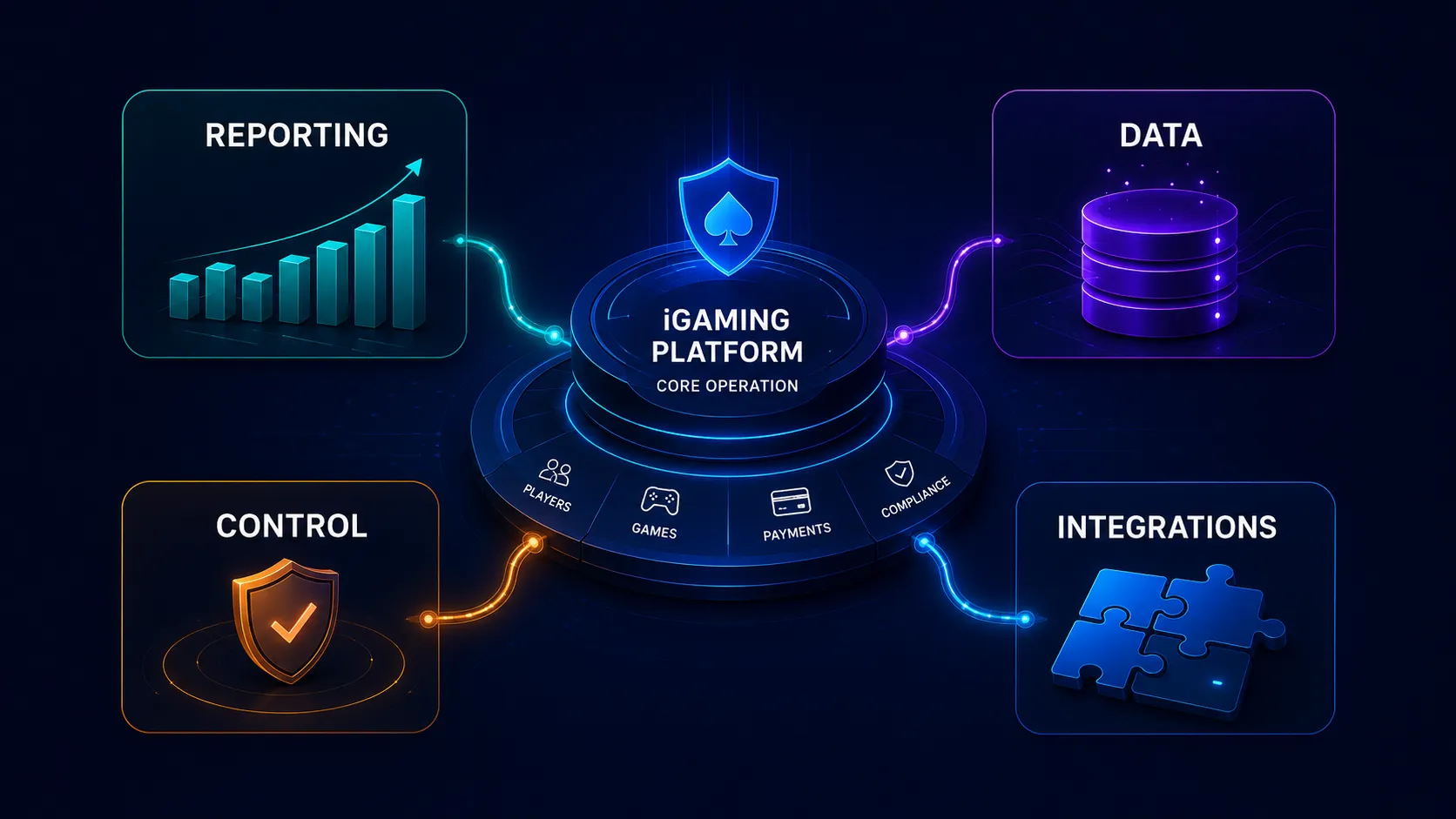 Growing iGaming operation creating greater needs for reporting, data, control and integrations